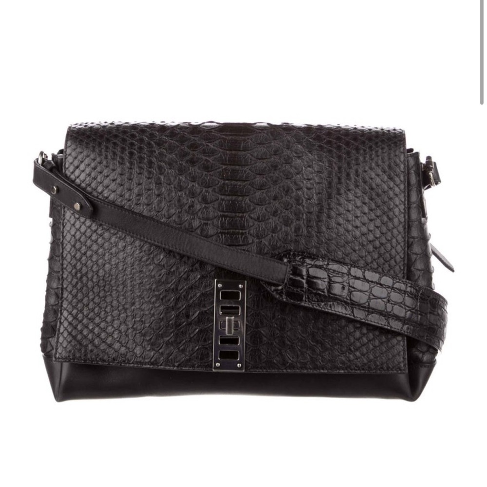 Proenza Schouler Ps Elliot Python Bag - image 1